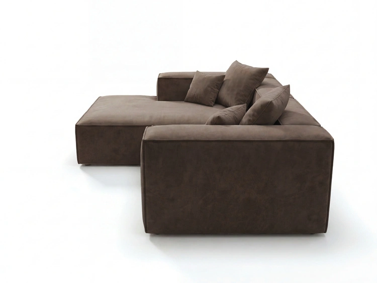 Narożnik L Lewy Vellaro Brązowy
